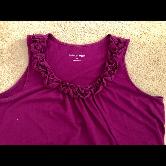 Two Sleeveless Tops Yellow and Purple - Picture 5 of 5